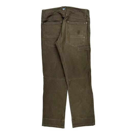 Kühl Double Knee Trousers - 31W 30L Brown Cotton