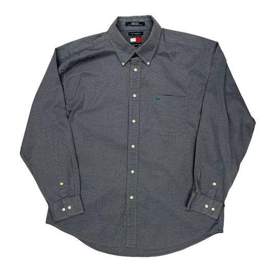 Tommy Hilfiger Shirt - XL Grey Cotton