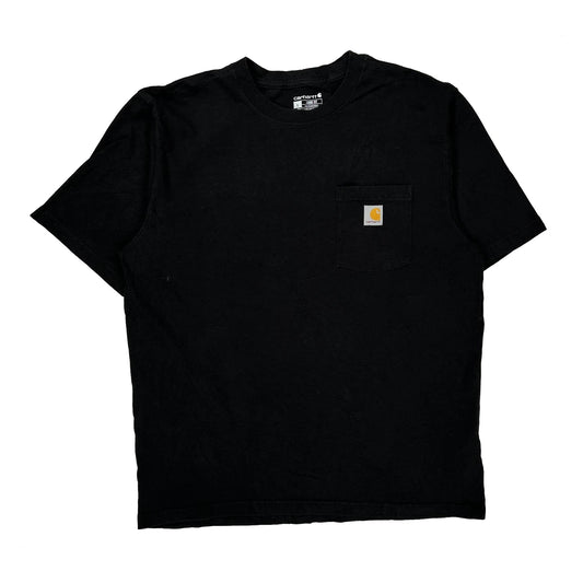 Carhartt T-Shirt - Large Black Cotton