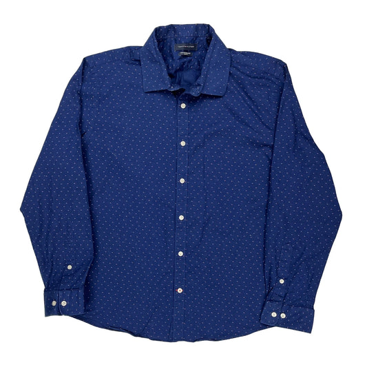 Tommy Hilfiger Slim Fit Shirt - XL Blue Cotton