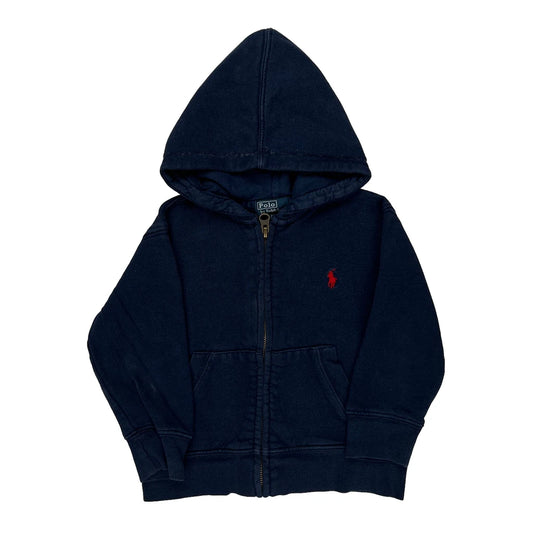 Age 2 Polo By Ralph Lauren Hoodie - 2XS Navy Cotton