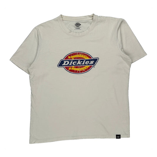 Dickies T-Shirt - XL White Cotton