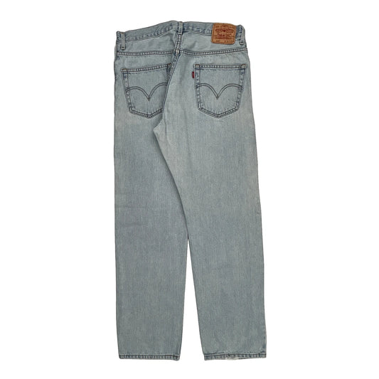 505 Levis Jeans - 34W 30L Light Wash Cotton