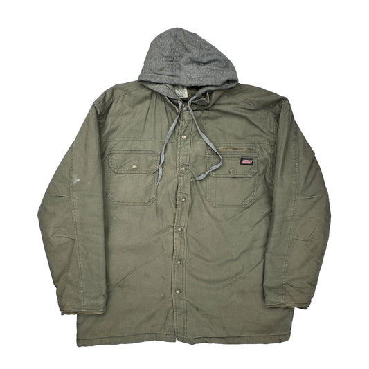 Dickies Jacket - 2XL Grey Cotton