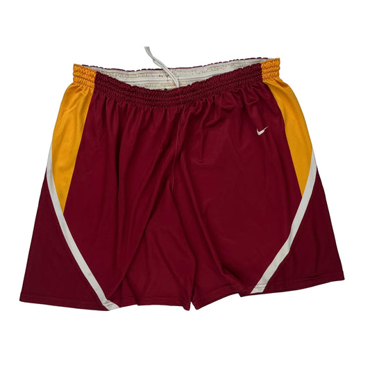 Nike Sport Shorts - 2XL Burgundy Polyester