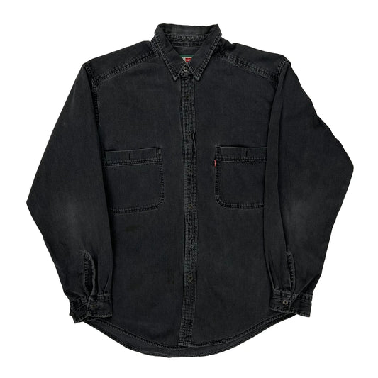 Levis Denim Shirt - Large Black Cotton
