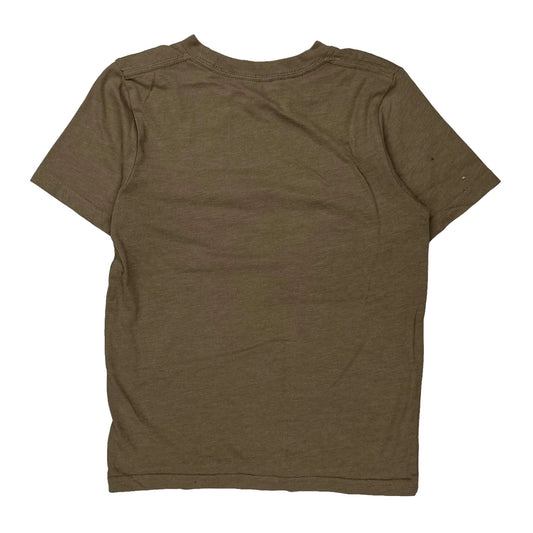 Age 7 Carhartt T-Shirt - Small Brown Cotton