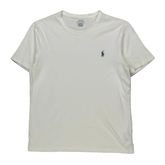 Ralph Lauren Slim Fit T-Shirt - Medium White Cotton