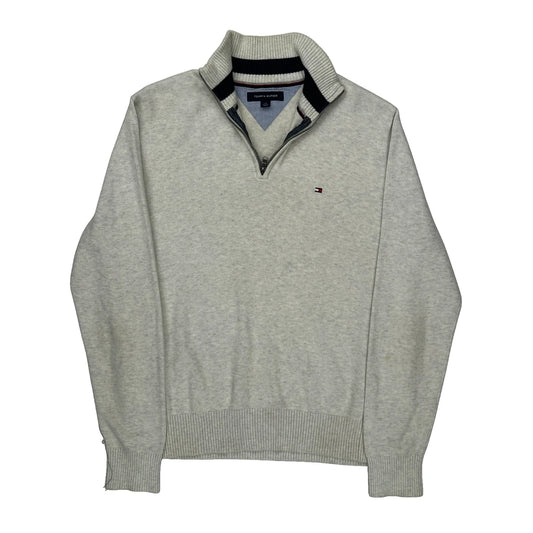 Tommy Hilfiger Jumper - Large Grey Cotton