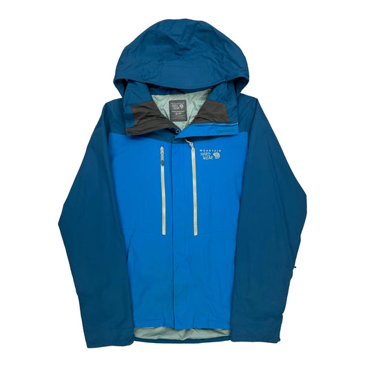 Mountain Hard Wear Waterproof Jacket - Small Blue Polyester