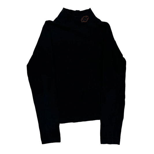 Harley Davidson Rollneck - XS Black Cotton