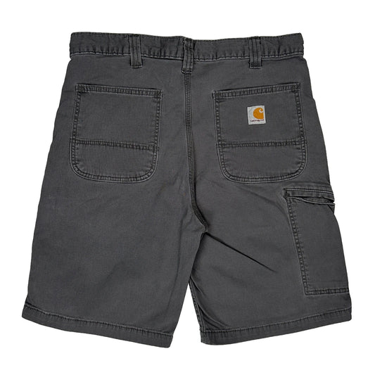 Carhartt Carpenter Shorts - 34W 10L Grey Cotton Blend