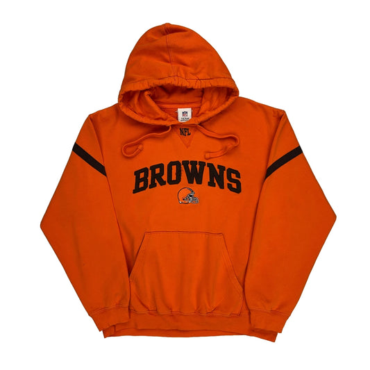 Browns Nfl Hoodie - XL Orange Cotton
