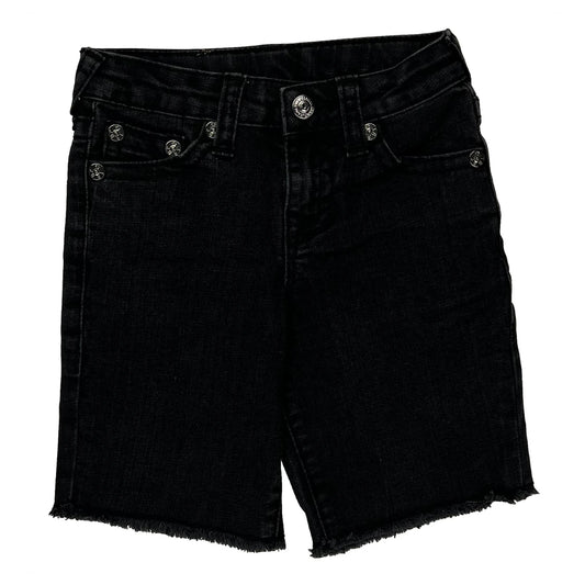 Age 5 True Religion Denim Shorts - Smallw 6L Black Denim