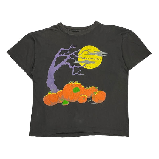 Halloween Unbranded Single Stitch T-Shirt - XL Orange Cotton