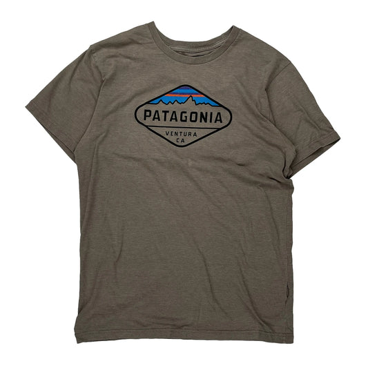 Patagonia Slim Fit T-Shirt - Medium Grey Cotton