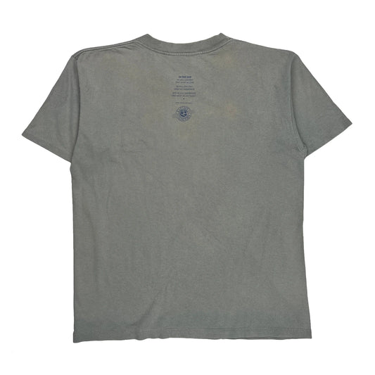 Earth Earthly Concerns Single Stitch T-Shirt - Large Grey Cotton