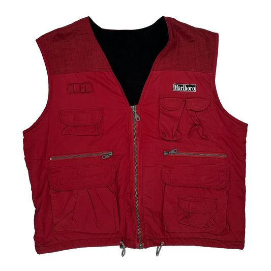 Marlboro Gilet - XL Red Polyester