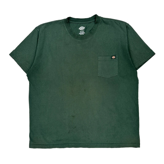 Dickies T-Shirt - 2XL Green Cotton