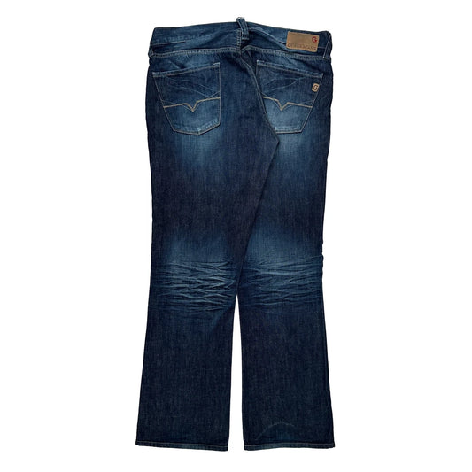 Guess Boot Cut Jeans - 34W 32L Dark Wash Denim