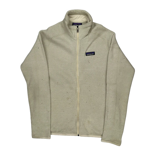 Patagonia Fleece - Small Cream Polyester