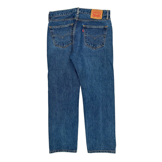 505 Levis Jeans - 34W 32L Blue Cotton