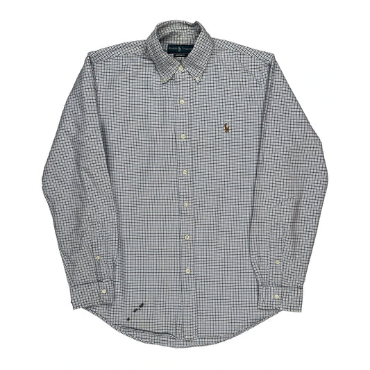 Ralph Lauren Checked Shirt - Medium Blue Cotton
