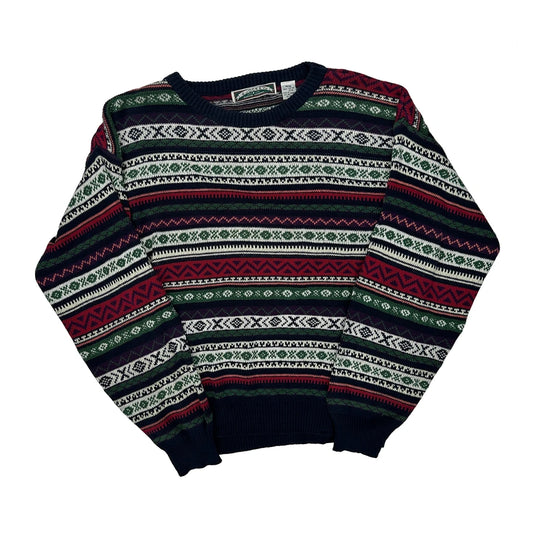 Jockey Striped Jumper - Medium Multicoloured Cotton
