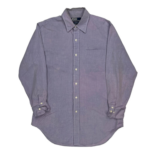 Andrew Polo By Ralph Lauren Shirt - Medium Purple Cotton