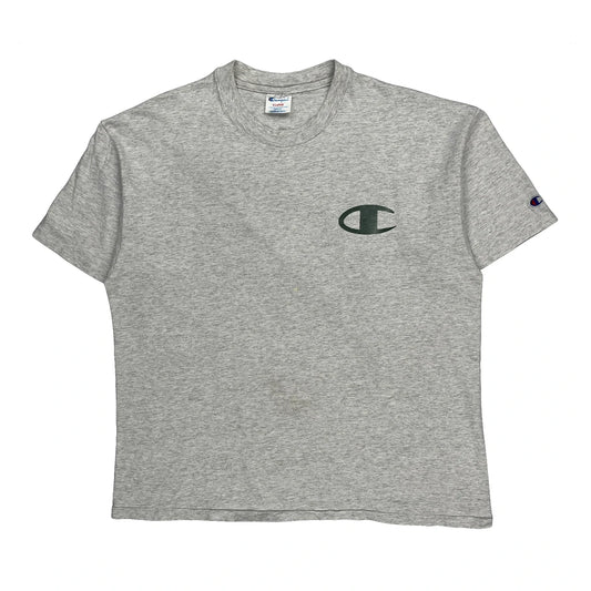There Are Many Contenders But Only One Champion Single Stitch T-Shirt - XL Grey Cotton