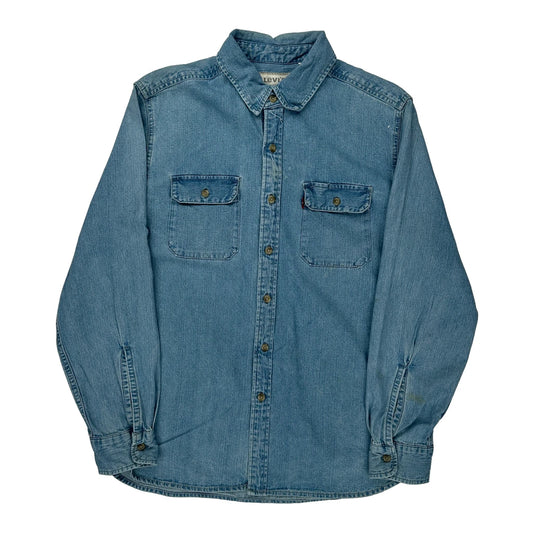 Levis Denim Shirt - Large Blue Cotton