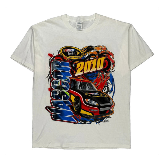 Nascar Sprint Cup Series 2010 Nascar Nascar T-Shirt - Large White Cotton