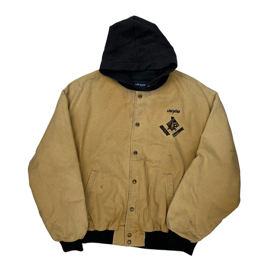 Made In USA Swingster Jacket - XL Beige Cotton Blend