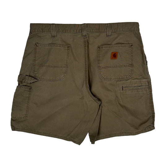 Carhartt Carpenter Shorts - 40W 9L Khaki Cotton