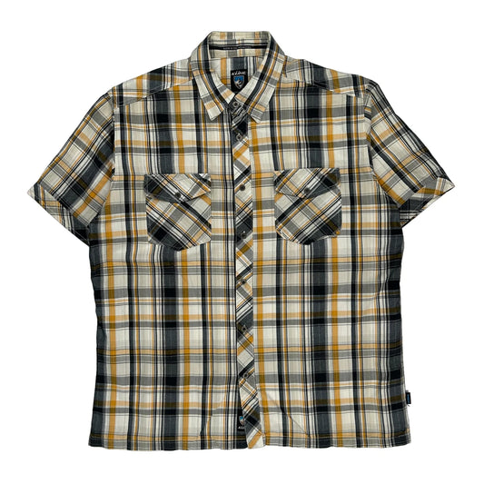 Suncel Kühl Checked Short Sleeve Shirt - Large Multicoloured Cotton Blend