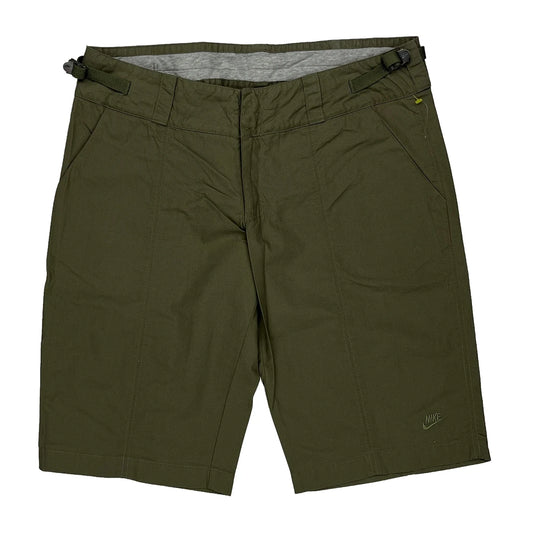 Age 11-12 Nike Shorts - Medium Green Cotton