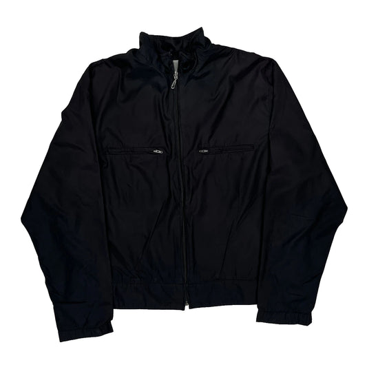 Nike Windbreaker - Large Black Polyester