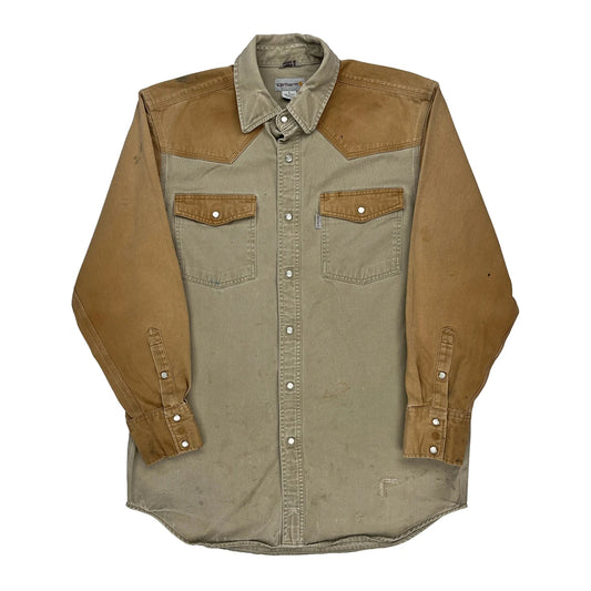 Carhartt Shirt - Large Beige Cotton