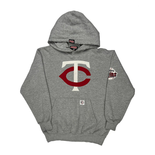 Minnesota Twins Stitches Mlb Hoodie - Small Grey Cotton