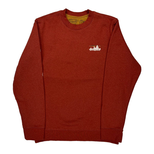 Fair Trade Certified Sewing Patagonia Sweatshirt - Medium Red Polyester Blend