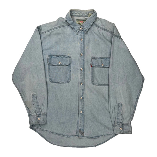 Levis Denim Shirt - XL Light Wash Cotton