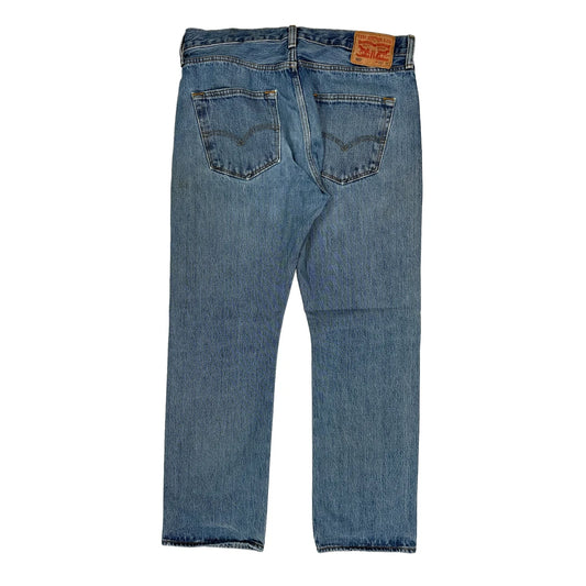 501 Levis Jeans - 33W 30L Blue Denim