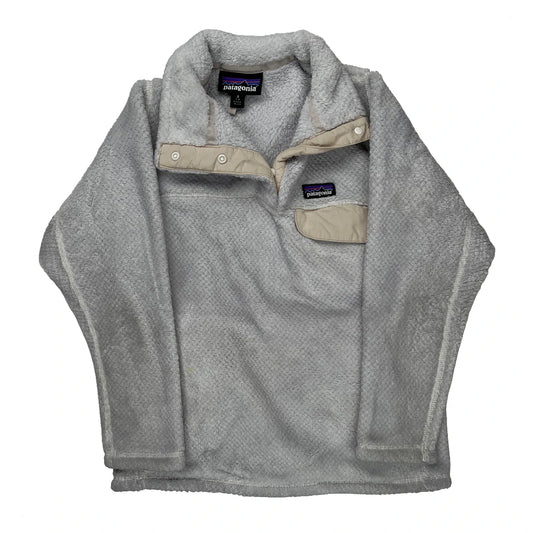 Age 7-8 Patagonia Fleece - Small Grey Polyester