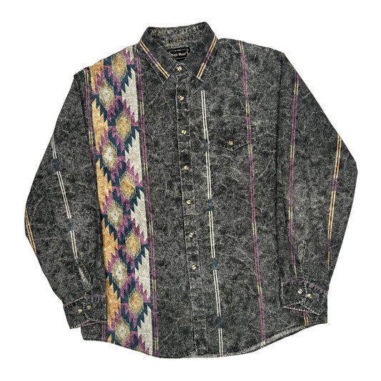 High Noon Patterned Shirt - XL Multicoloured Cotton