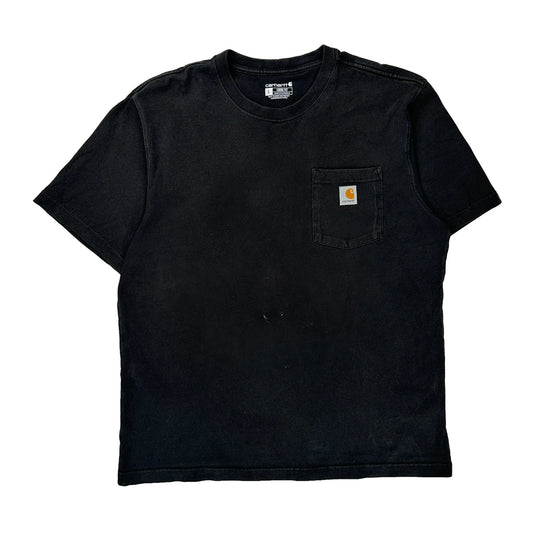 Carhartt T-Shirt - Large Black Cotton