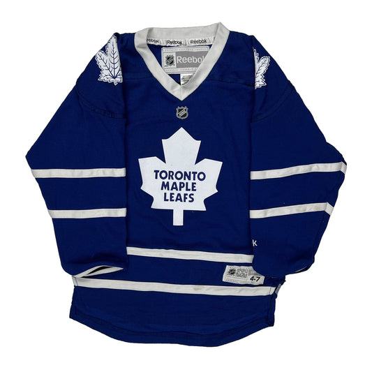 Age 4-7 Toronto Maple Leafs Reebok Nhl Jersey - XS White Polyester