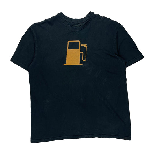 Gas Station Icon Patagonia Graphic T-Shirt - XL Black Cotton
