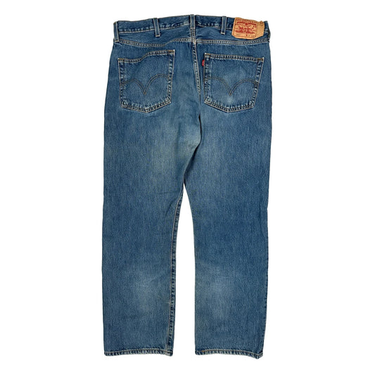 501 Levis Jeans - 38W 32L Blue Cotton