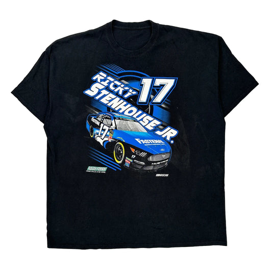 Ricky Stenhouse Jr. Nascar Nascar T-Shirt - 2XL Blue Cotton