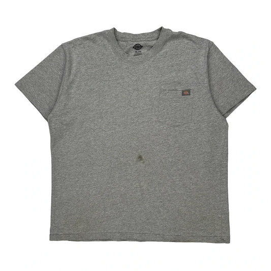 Dickies T-Shirt - 2XL Grey Cotton
